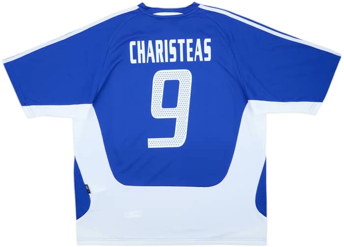 2004-06 Greece Home Shirt Charisteas #9 (XL)
