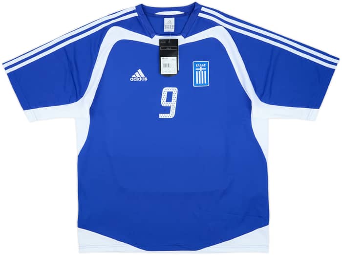2004-06 Greece Home Shirt Charisteas #9 (XL)