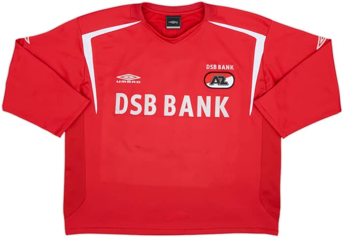 2005-06 AZ Alkmaar Home L/S Shirt #10 - 6/10 - (XL)