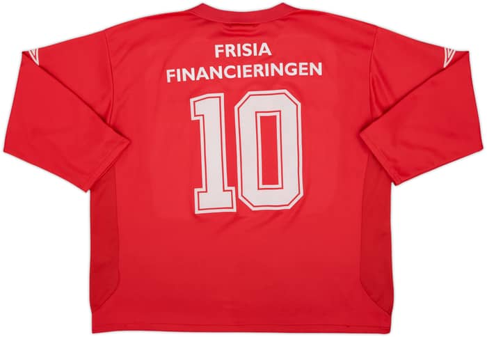 2005-06 AZ Alkmaar Home L/S Shirt #10 - 6/10 - (XL)