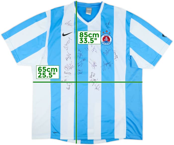 2008-09 Slovan Bratislava Signed Home Shirt - 8/10 - (XXL)