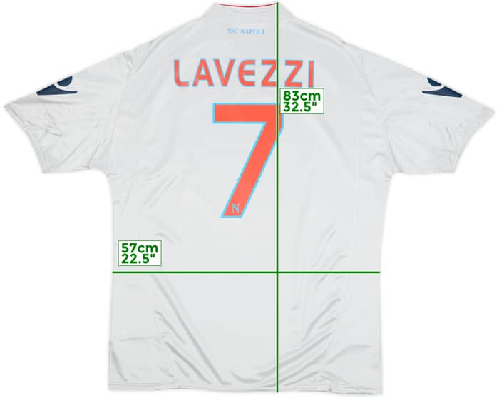 2009-10 Napoli Basic Away Shirt Lavezzi #7 (XL)