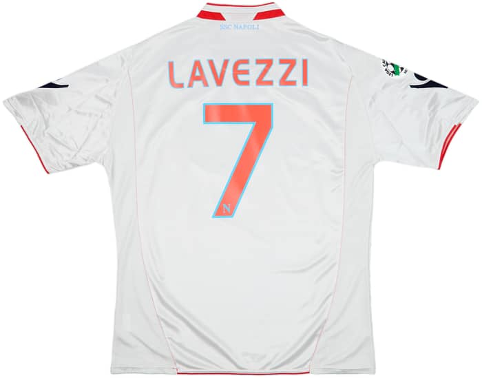2009-10 Napoli Away Shirt Lavezzi #7 (L)