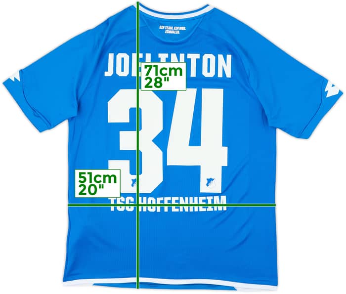2018-19 TSG Hoffenheim Home Shirt Joelinton #34 (M)