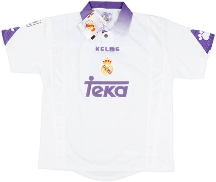 1997-98 Real Madrid Home Shirt Roberto Carlos #3 (L)