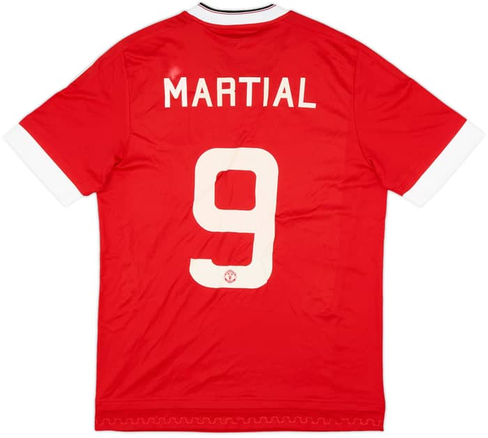 2015-16 Manchester United Home Shirt Martial #9 (M)