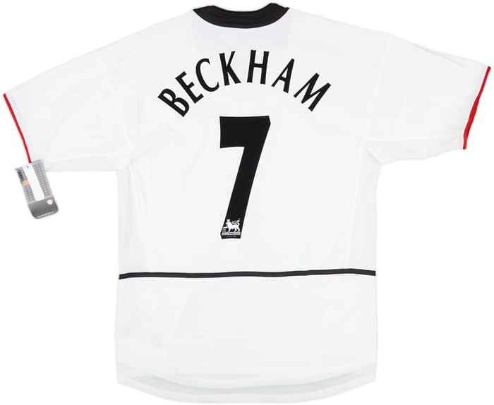 2002-03 Manchester United Away Shirt Beckham #7 (M)