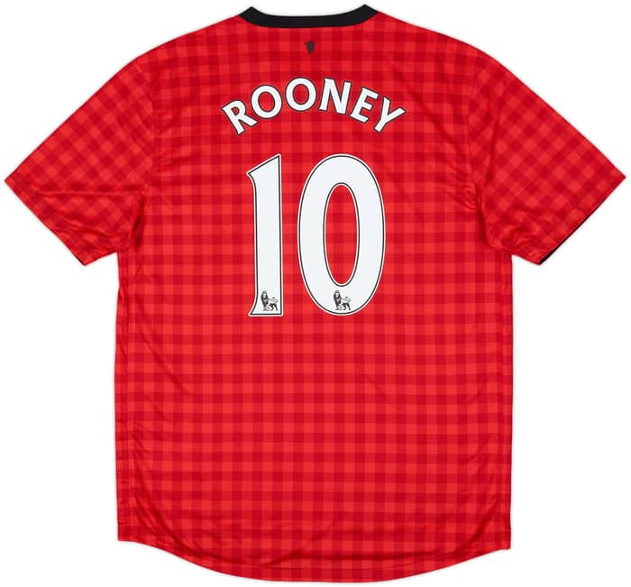 2012-13 Manchester United Home Shirt Rooney #10 (L)