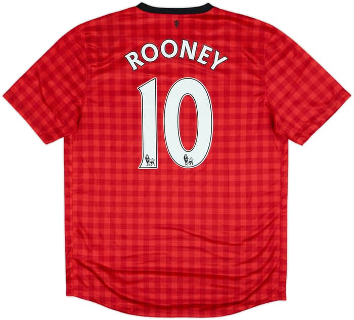 2012-13 Manchester United Home Shirt Rooney #10 (L)