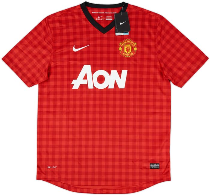 2012-13 Manchester United Home Shirt Vidic #15 (L)