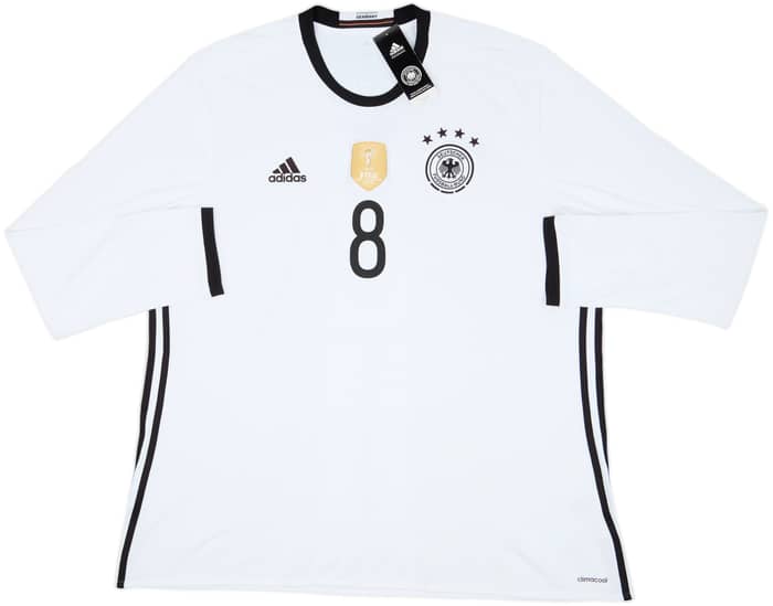 2015-16 Germany Home L/S Shirt Ozil #8 (XXL)