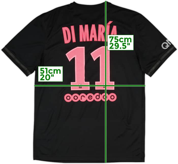 2015-16 Paris Saint-Germain Third Shirt Di Maria #11 (M)