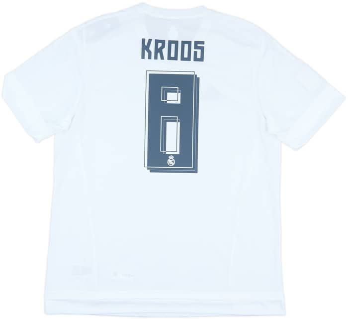 2015-16 Real Madrid Home Shirt Kroos #8 (XL)