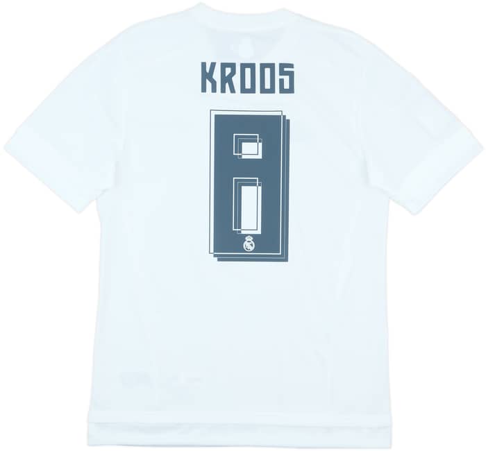 2015-16 Real Madrid Home Shirt Kroos #8 (M)