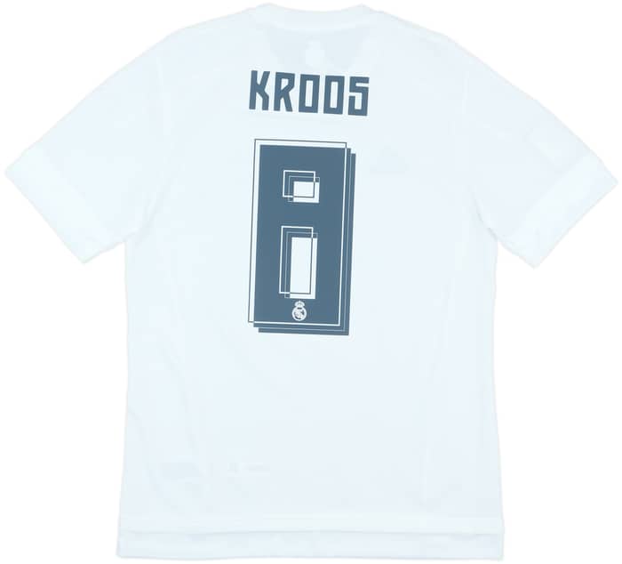 2015-16 Real Madrid Home Shirt Kroos #8 (M)