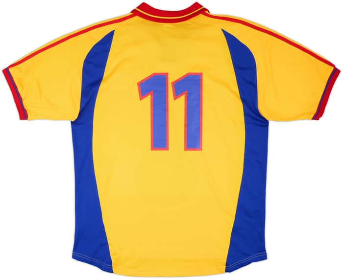 2000-01 Romania Match Issue Home Shirt #11
