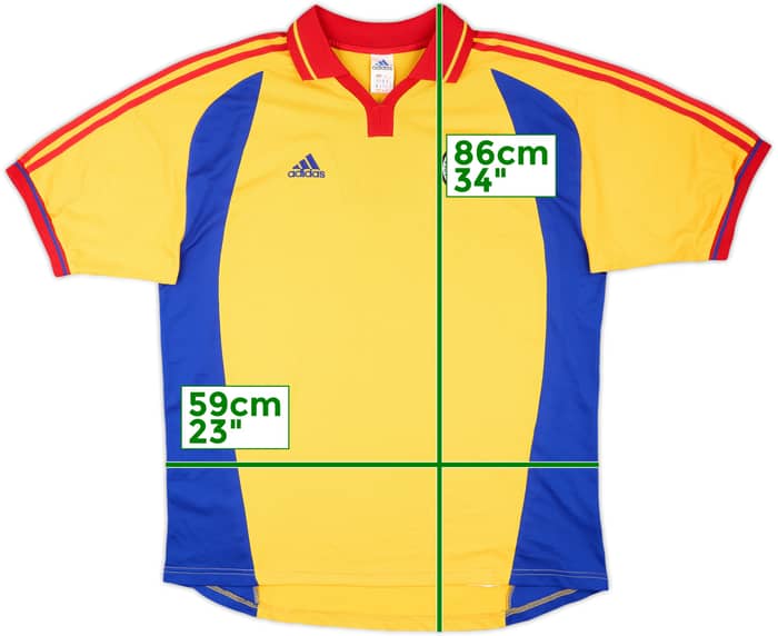 2000-01 Romania Match Issue Home Shirt #11