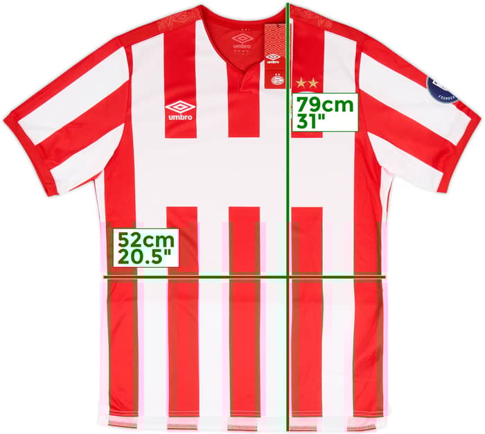 2019-20 PSV Home Shirt (L)