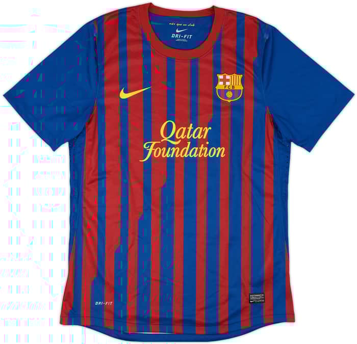 2011-12 Barcelona Player Issue Home Shirt A.Iniesta #8 (L)
