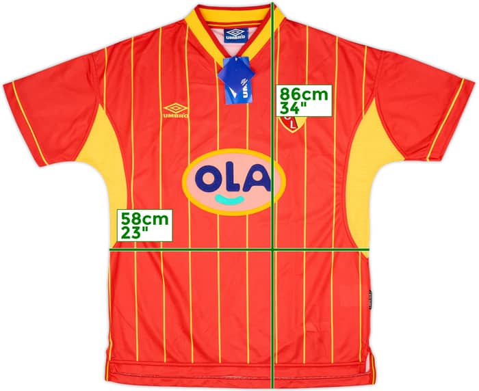 1999-00 Lens Home Shirt (XL)