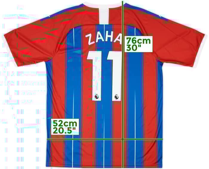 2019-20 Crystal Palace Authentic Home Shirt Zaha #11 (L)