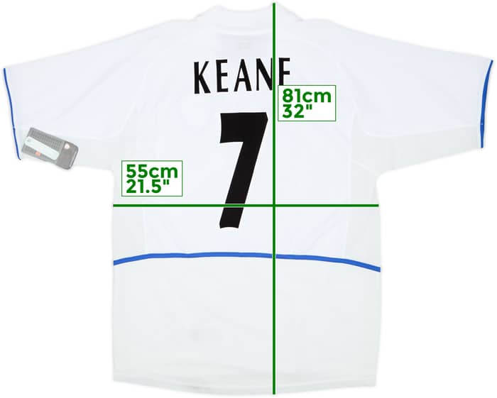 2002-03 Leeds United Home Shirt Keane #7 (L)
