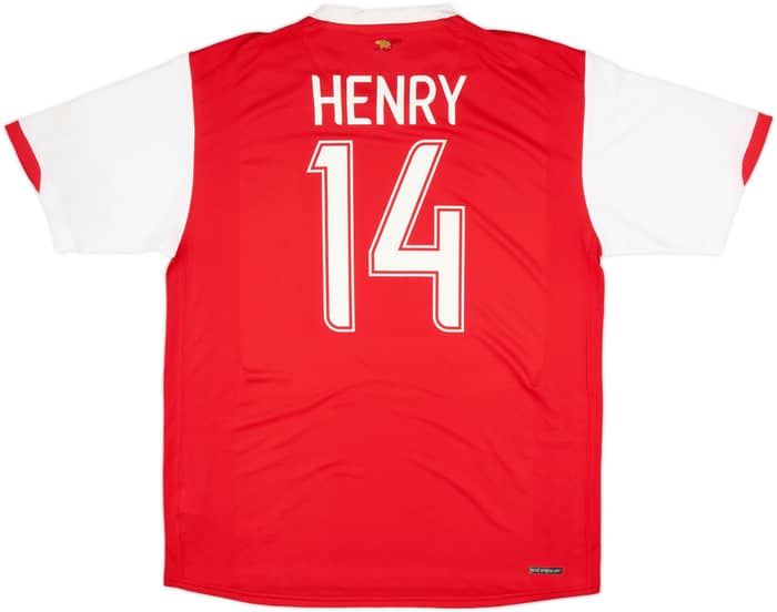 2006-08 Arsenal Home Shirt Henry #14 (L)