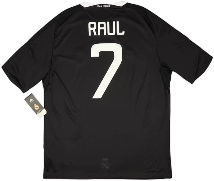 2008-09 Real Madrid CL Third Shirt Raul #7 (XL)