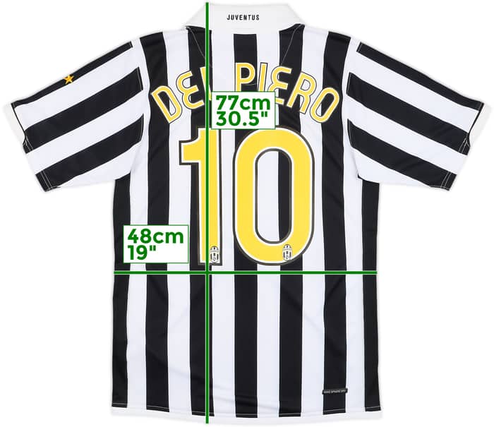 2006-07 Juventus Home Shirt Del Piero #10 (S)