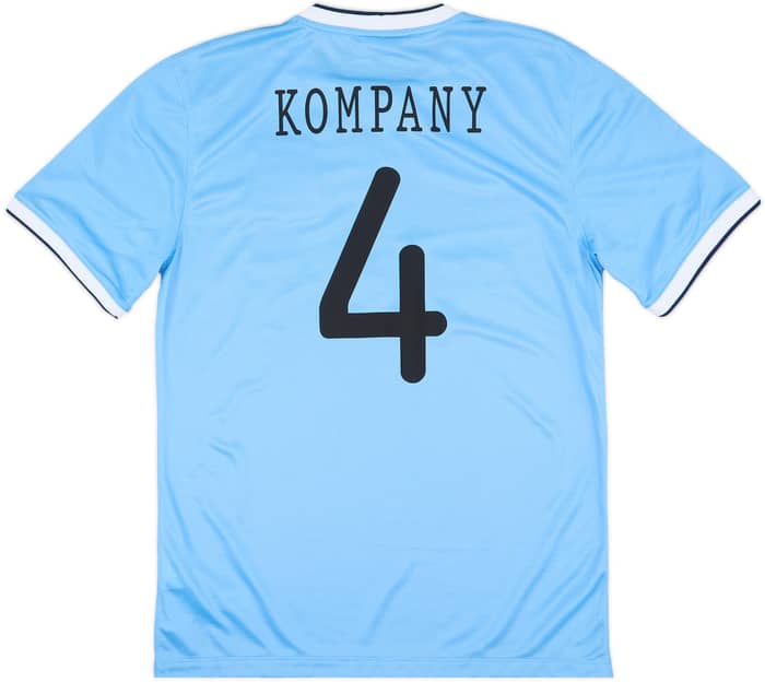 2013-14 Manchester City Home Shirt Kompany #4 (M)