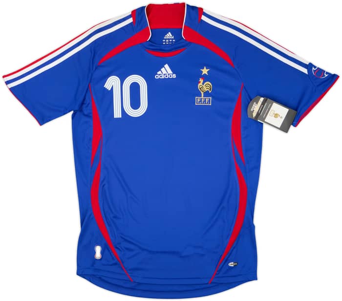 2006-07 France Home Shirt Zidane #10 (S)