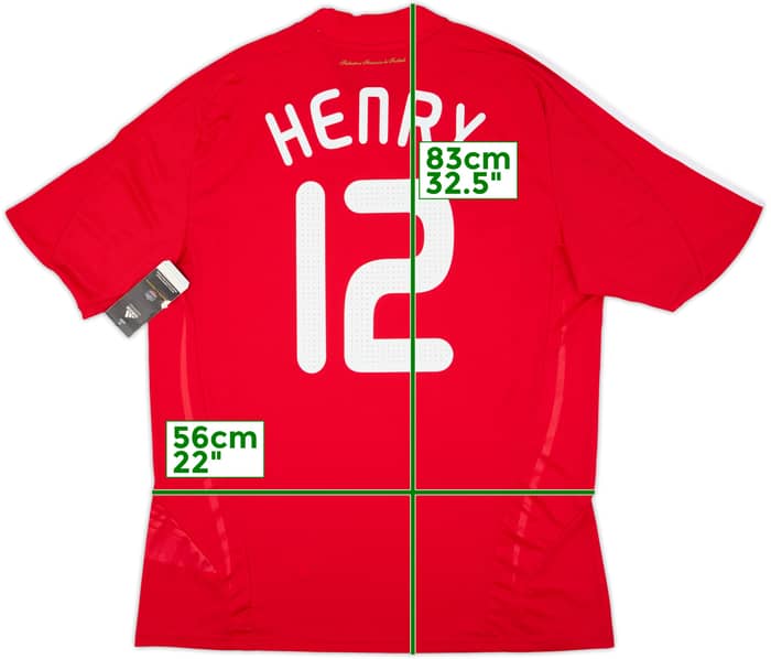 2007-08 France Away Shirt Henry #12 (XL)