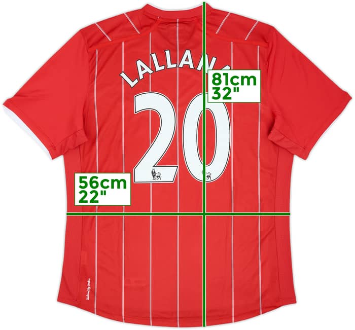 2012-13 Southampton Home Shirt Lallana #20 (XL)