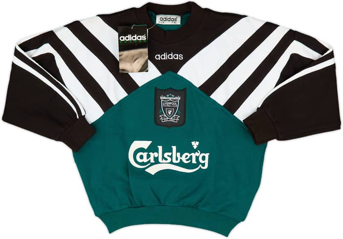 1995-96 Liverpool adidas Sweat Top (7-8 Years)