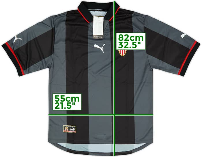 Camiseta de la tercera equipación del Monaco 2001-02 (L)