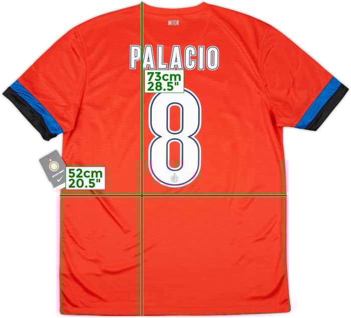 2012-13 Inter Milan Away Shirt Palacio #8 (L)