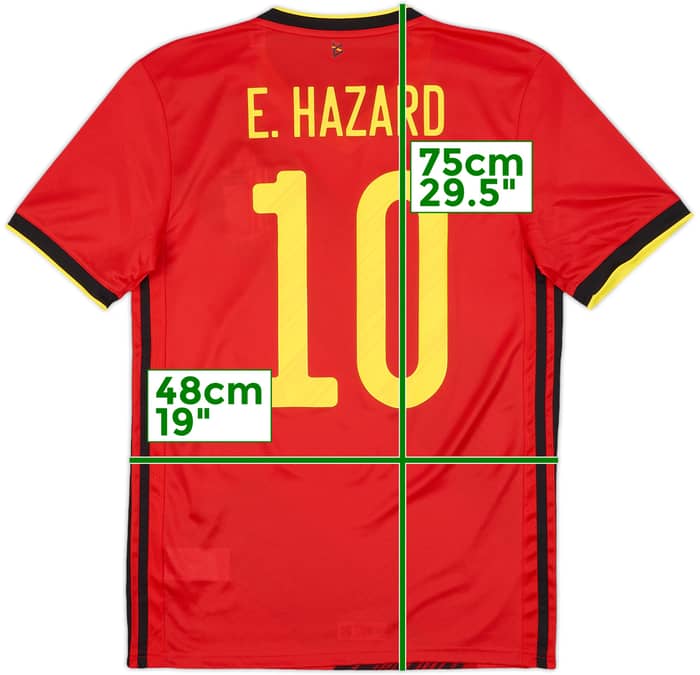 2020-21 Belgium Home Shirt E.Hazard #10 (S)