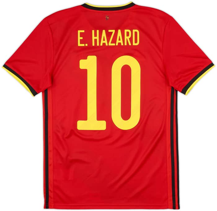 2020-21 Belgium Home Shirt E.Hazard #10 (S)