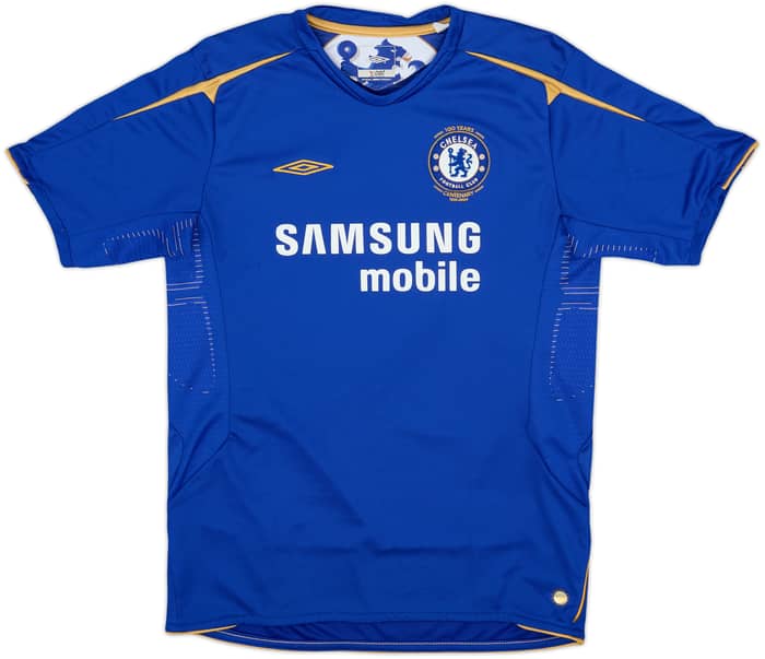 2005-06 Chelsea Centenary Home Shirt Drogba #15 - 8/10 - (XL.Boys)