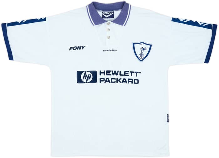 1995-97 Tottenham Home Shirt Anderton #9 - 8/10 - (L)