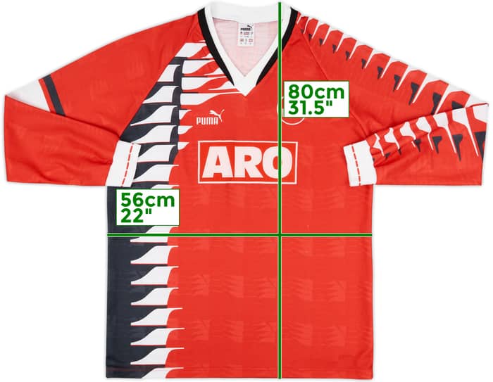 1994-95 Nurnberg Home L/S Shirt - 7/10 - (XL)