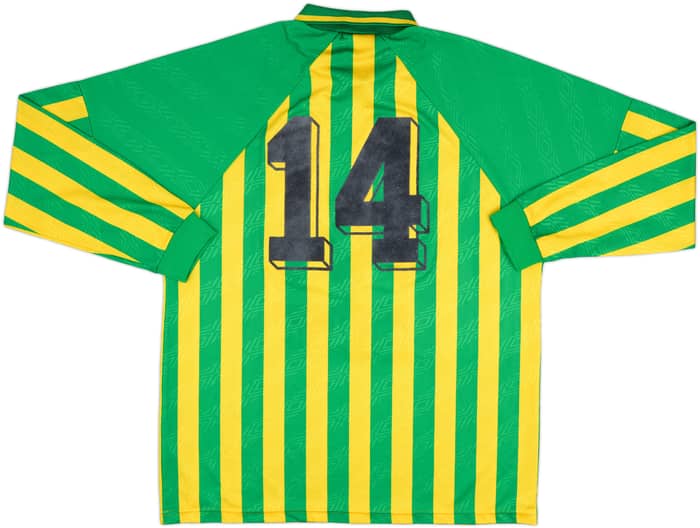 1990s Umbro Template L/S Shirt #14 - 9/10 - (XL)