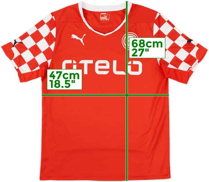 2014-15 Fortuna Dusseldorf Home Shirt - 7/10 - (S)
