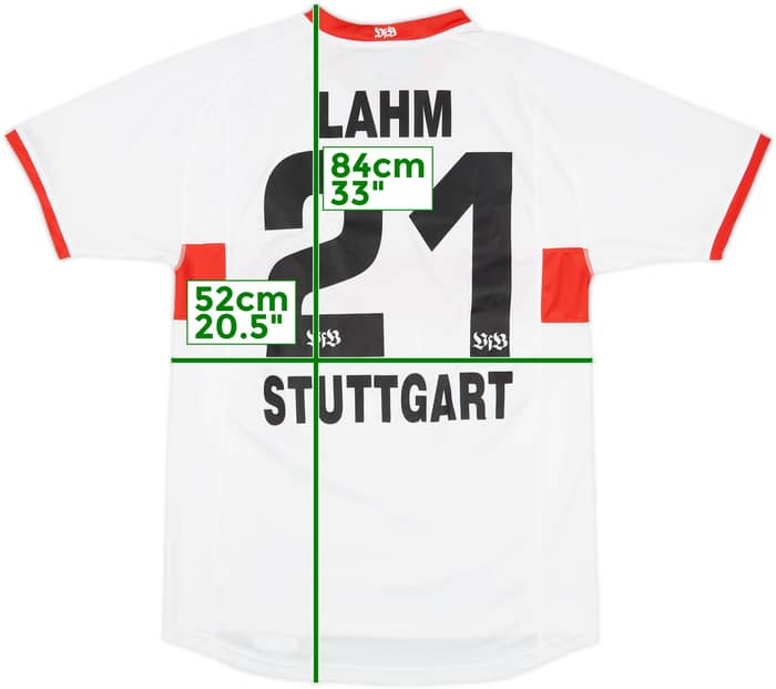 2003-04 Stuttgart Home Shirt Lahm #21 - 7/10 - (L)