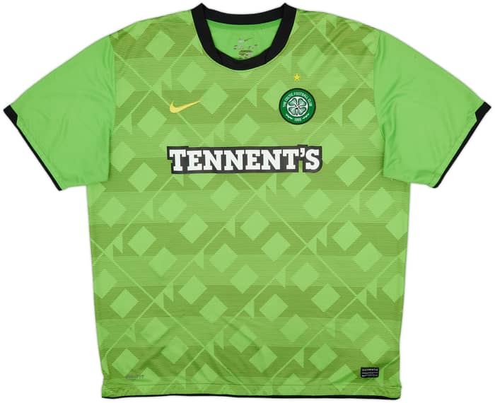 2010-11 Celtic Away Shirt Brown #8 - 8/10 - (XXL)