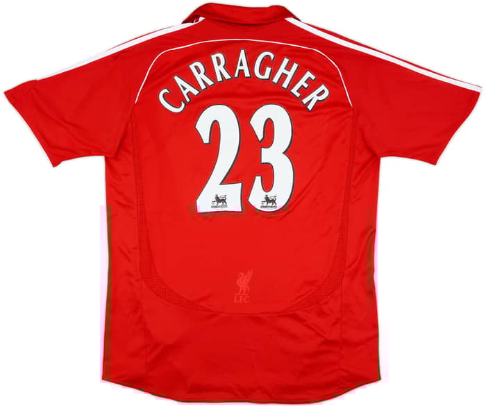 2006-08 Liverpool Home Shirt Carragher #23 - 8/10 - (L)
