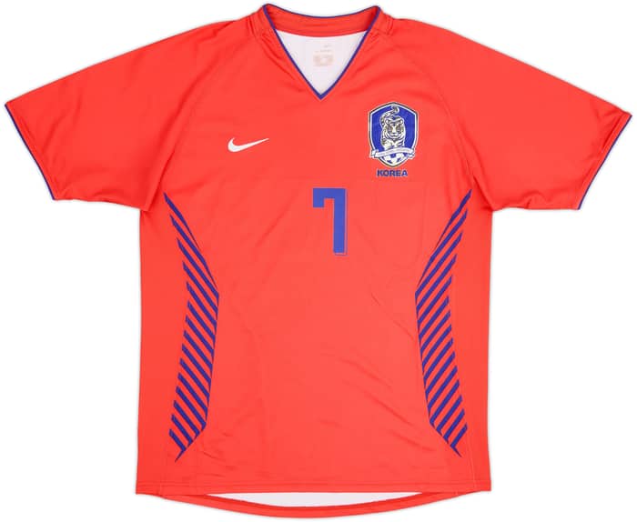 2006-08 South Korea Home Shirt Ji Sung #7 - 5/10 - (M)