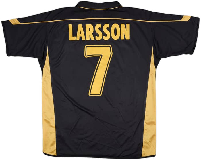 2003-04 Celtic Away Shirt Larsson #7 - 9/10 - (L)