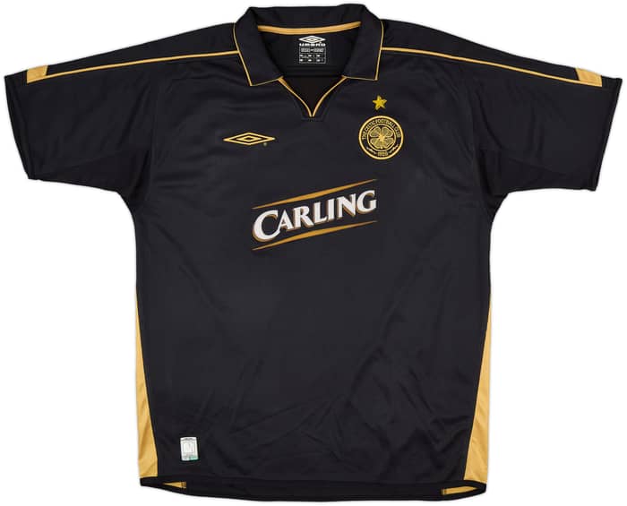 2003-04 Celtic Away Shirt Larsson #7 - 9/10 - (L)