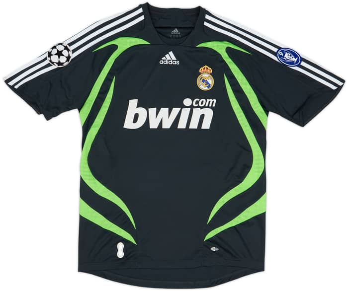2007-08 Real Madrid CL Third Shirt v.Nistelrooy #17 - 9/10 - (M)